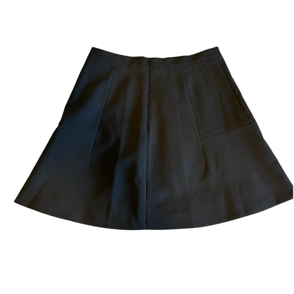 J.Crew‎ Black Flared Mini Skirt – Lined, Size 2, Classic Fit